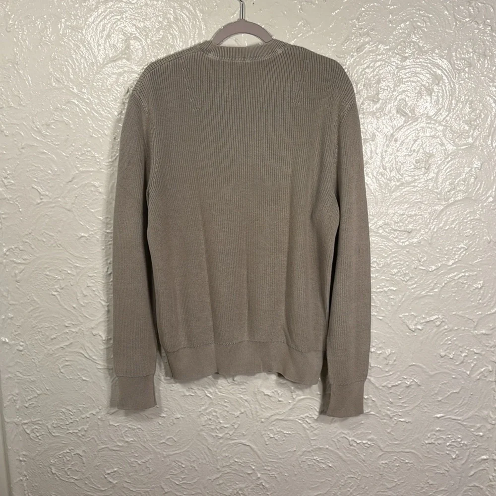 rag & bone Tan Crewneck Sweater Knit Minimalist - Picture 4 of 4